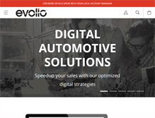 Tablet Screenshot of evolio.ca